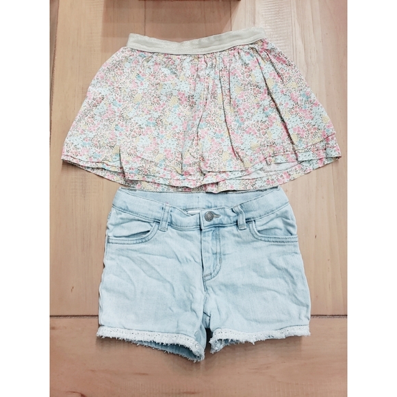 Carter's Other - Carters Bundle Skort + jean shorts for Little Girl